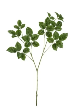 Bizzotto RAMO FOGLIE ROSA VERDE H96CM