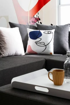 Clearance Bizzotto SALOTTO ANGOLARE IN TESSUTO PER ESTERNO ANTRACITE - PIPER