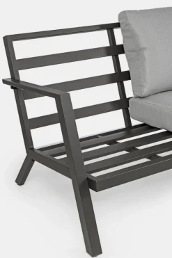 Clearance Bizzotto SALOTTO IN ALLUMINIO ANTRACITE YK13 - HARLEY