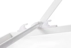 New Bizzotto SDRAIO IN ALLUMINIO BIANCA - TAYLOR