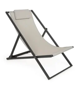 New Bizzotto SDRAIO IN ALLUMINIO GRIGIO SCURO - TAYLOR