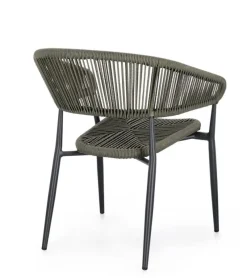 Discount Bizzotto SEDIA C-BR ALGAIDA ANTRACITE/VERDE