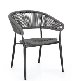 Bizzotto SEDIA C-BR ALGAIDA ANTRACITE/GRIGIO