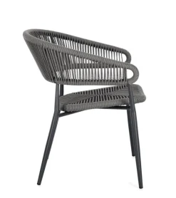 Bizzotto SEDIA C-BR ALGAIDA ANTRACITE/GRIGIO