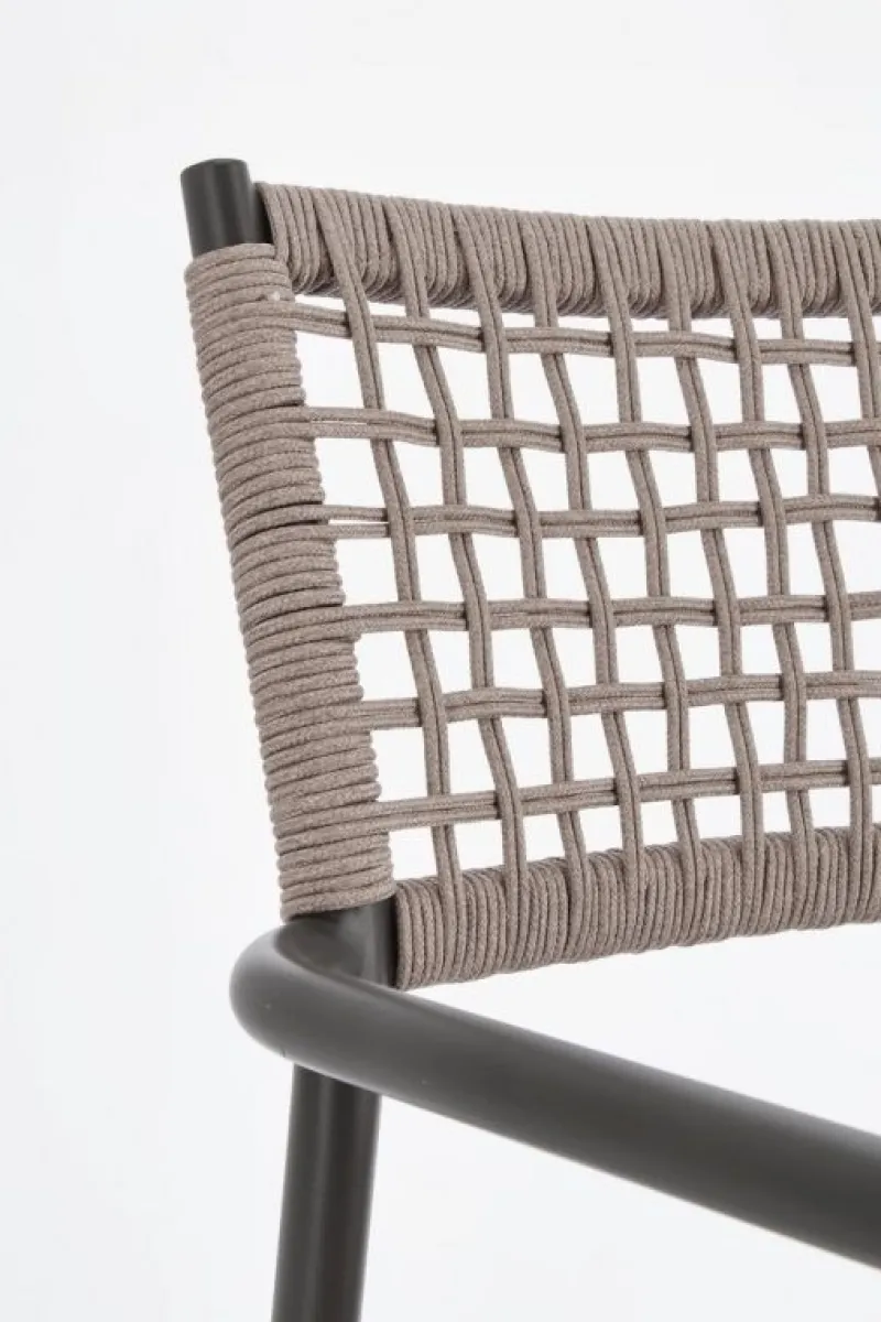 Online Bizzotto SEDIA C-BR CALETA ANTRACITE/KHAKI