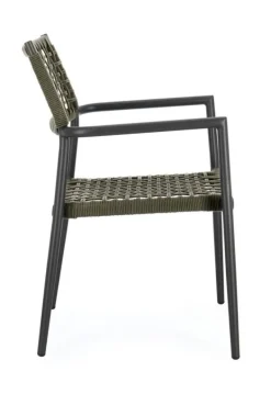 Online Bizzotto SEDIA C-BR CALETA ANTRACITE/VERDE