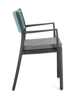 Best Bizzotto SEDIA C-BR C-C ALVIN ANTRACITE/AVIO