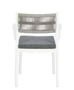 Hot Bizzotto SEDIA C-BR C-C ALVIN BIANCO/GRIGIO CH.