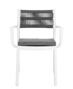 Sale Bizzotto SEDIA C-BR C-C ALVIN BIANCO/GRIGIO SCURO