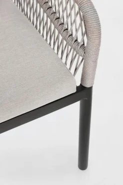 Bizzotto SEDIA C-BR C-C GALDANA ANTRACITE/KHAKI