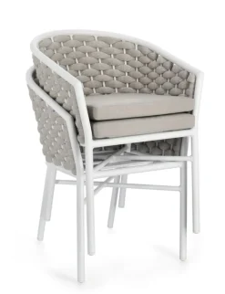 Clearance Bizzotto SEDIA C-BR C-C MARGALIDA BIANCO