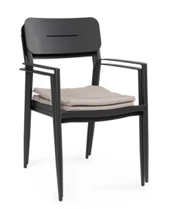 Online Bizzotto SEDIA C-BR C-C NEBULA ANTRACITE YK13