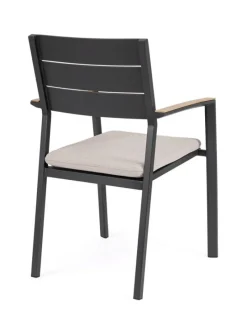 Clearance Bizzotto SEDIA C-BR C-C ZELMAR ANTRACITE YK13