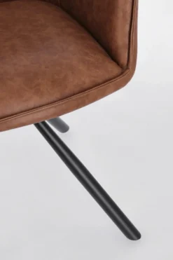 Best Bizzotto SEDIA C-BR GIREV.BREVAL MARRONE CHIARO