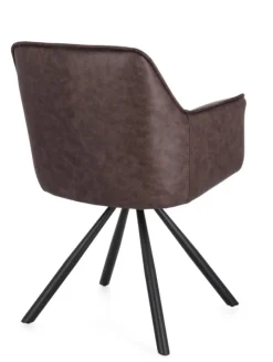New Bizzotto SEDIA C-BR GIREV.BREVAL MARRONE SCURO