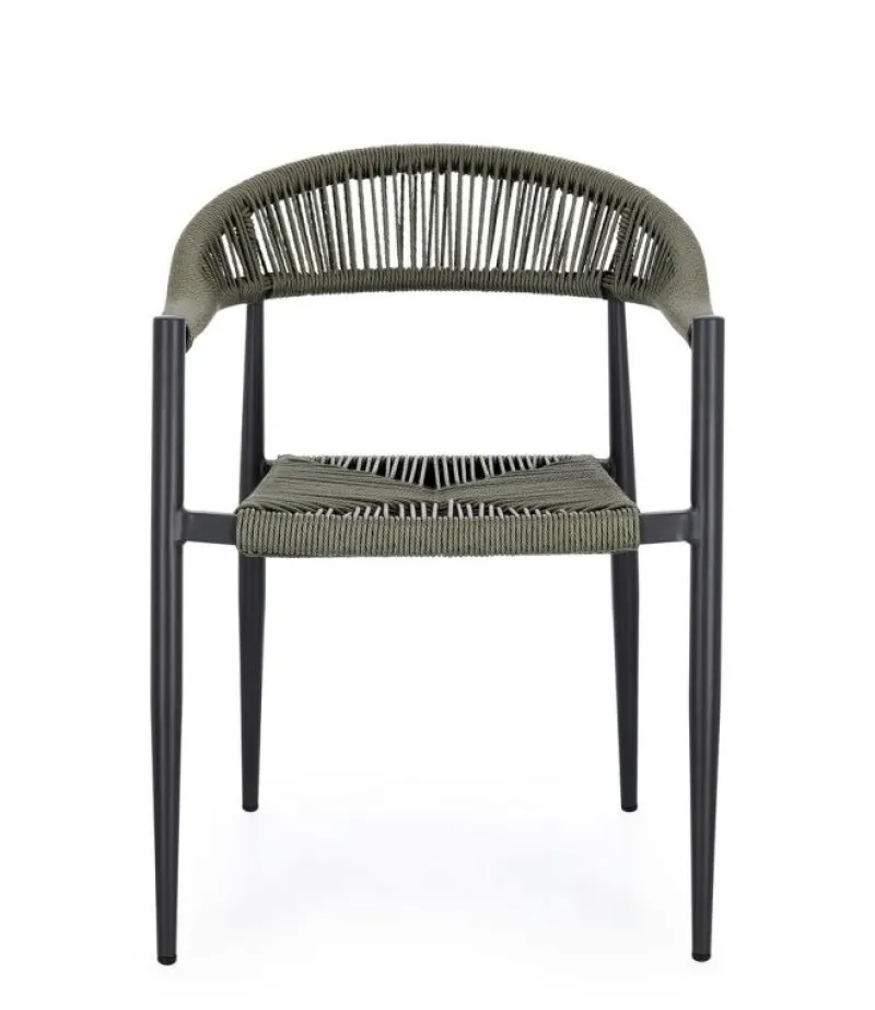 Bizzotto SEDIA C-BR JANDIA ANTRACITE/VERDE