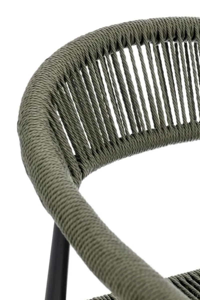 Bizzotto SEDIA C-BR JANDIA ANTRACITE/VERDE