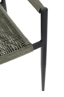 Bizzotto SEDIA C-BR JANDIA ANTRACITE/VERDE