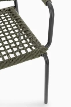 Online Bizzotto SEDIA C-BR RAJADA ANTRACITE/VERDE