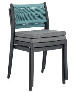 Bizzotto SEDIA C-C ALVIN ANTRACITE/AVIO