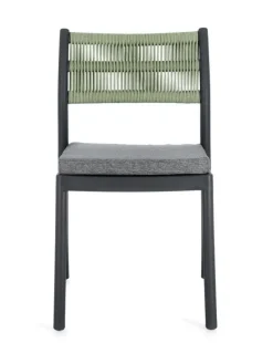 New Bizzotto SEDIA C-C ALVIN ANTRACITE/VERDE