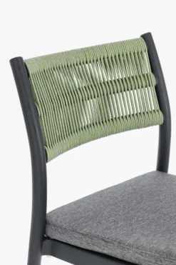 New Bizzotto SEDIA C-C ALVIN ANTRACITE/VERDE