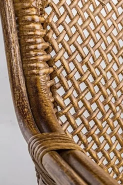 New Bizzotto SEDIA CON BRACCIOLI IN FIBRE NATURALI MIELE - EDELINA