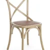 Discount Bizzotto SEDIA CROSS MARRONE NATURALE