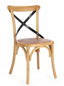 Online Bizzotto SEDIA CROSS METAL NATURALE