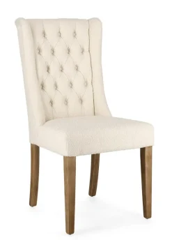 New Bizzotto SEDIA EFFETTO BOUCLE' NATURALE - COLUMBIA