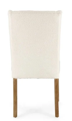 New Bizzotto SEDIA EFFETTO BOUCLE' NATURALE - COLUMBIA