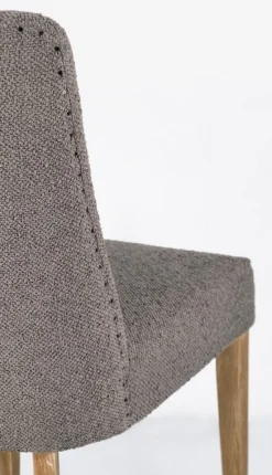 Bizzotto SEDIA EFFETTO BOUCLE' GRIGIO - BEATRIZ