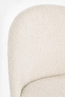 Clearance Bizzotto SEDIA EFFETTO BOUCLE' NERO/AVORIO- TANYA