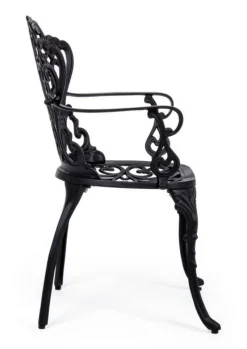 Bizzotto SEDIA IN ALLUMINIO ANTRACITE - VICTORIA