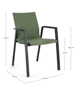 Clearance Bizzotto SEDIA IN ALLUMINIO OLIVE JX55 - ODEON