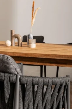 Best Bizzotto SEDIA IN CORDA ANTRACITE WG21 - JACINTA