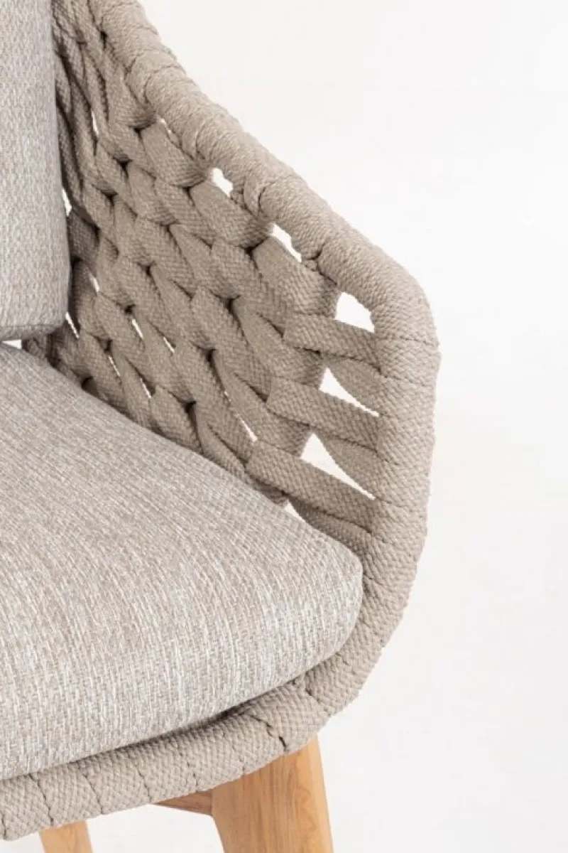 Hot Bizzotto SEDIA IN CORDA BEIGE - TAMIRES