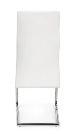 Clearance Bizzotto SEDIA IN ECOPELLE BIANCA - THELMA