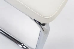 Clearance Bizzotto SEDIA IN ECOPELLE BIANCA - THELMA