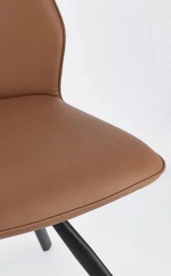 Outlet Bizzotto SEDIA IN ECOPELLE COGNAC - MAXWELL