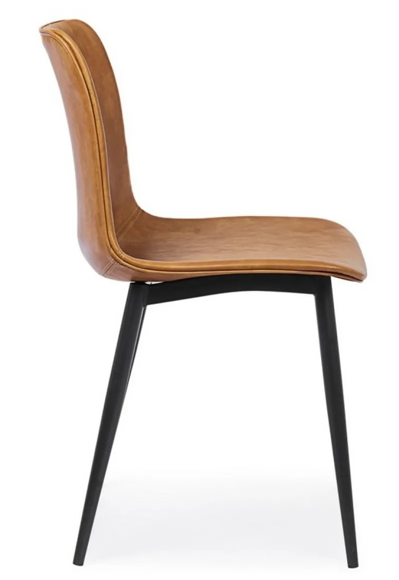 Online Bizzotto SEDIA IN ECOPELLE COLOR CUOIO - KYRA