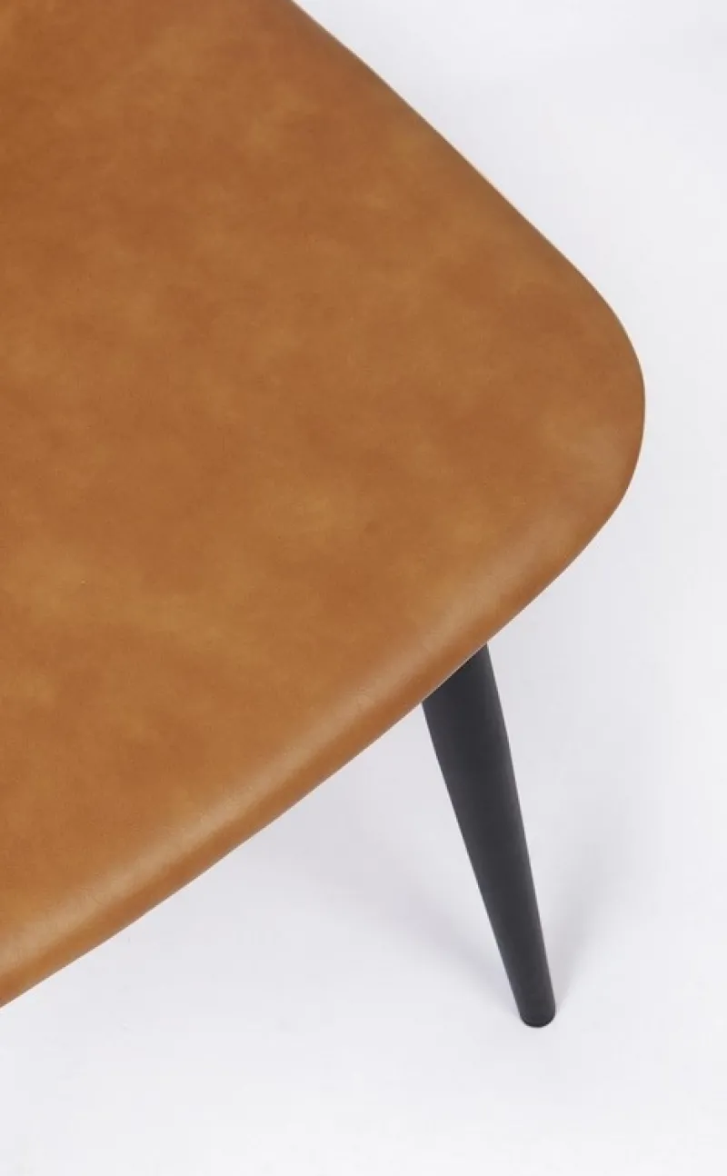 Online Bizzotto SEDIA IN ECOPELLE COLOR CUOIO - KYRA