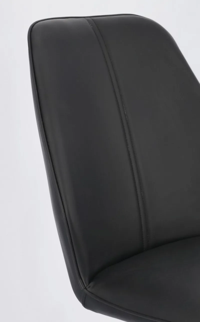 Hot Bizzotto SEDIA IN ECOPELLE NERA - MAXWELL