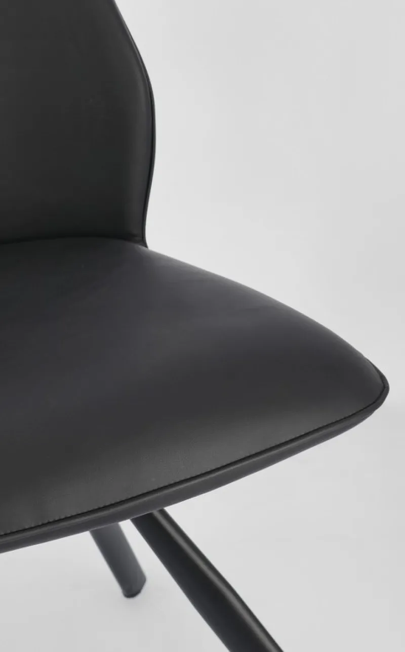 Hot Bizzotto SEDIA IN ECOPELLE NERA - MAXWELL