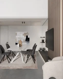 Hot Bizzotto SEDIA IN ECOPELLE NERA - MAXWELL