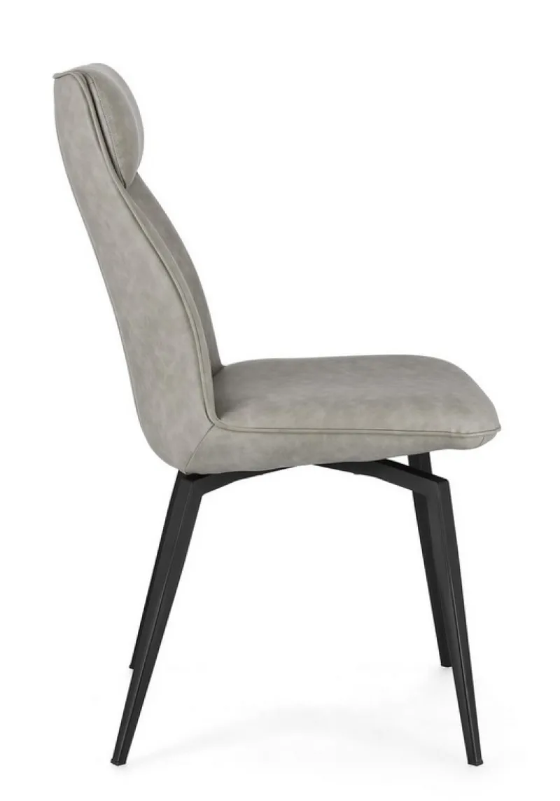 Clearance Bizzotto SEDIA IN ECOPELLE TORTORA - LAWRENCE