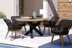 Sale Bizzotto SEDIA IN FIBRA SINTETICA NERA - MADISON