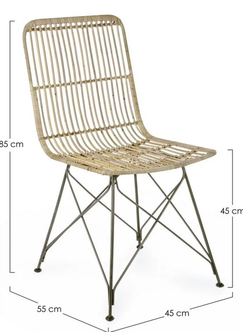New Bizzotto SEDIA IN FIBRE NATURALI - LUCILA KUBU