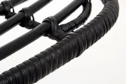 Clearance Bizzotto SEDIA IN FIBRE NATURALI NERA - LORENA