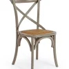 Online Bizzotto SEDIA IN LEGNO GRIGIO SCURO - CROSS